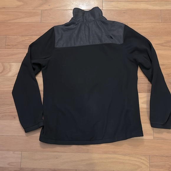 The North Face | Sweatshirt Pullover | Quarter Button | Black & Gray | size L - Picture 5 of 7
